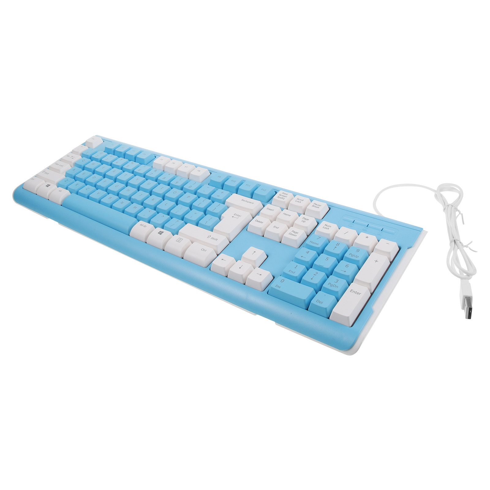 有線USBカラーマッチングゲーミングキーボード、コンピュータ - Gaming Keyboard No Number Pad のレビューと価格