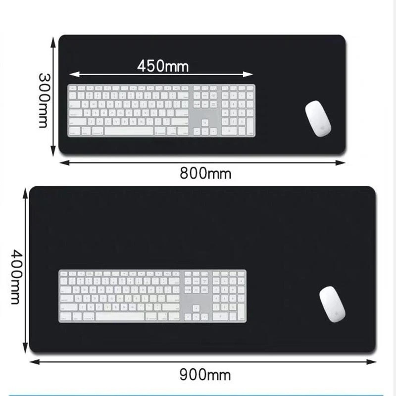 マウスパッドとキーボードパッドを備えたかわいい猫の絵が描かれ - Gaming Keyboard And Mouse Pad のレビューと価格